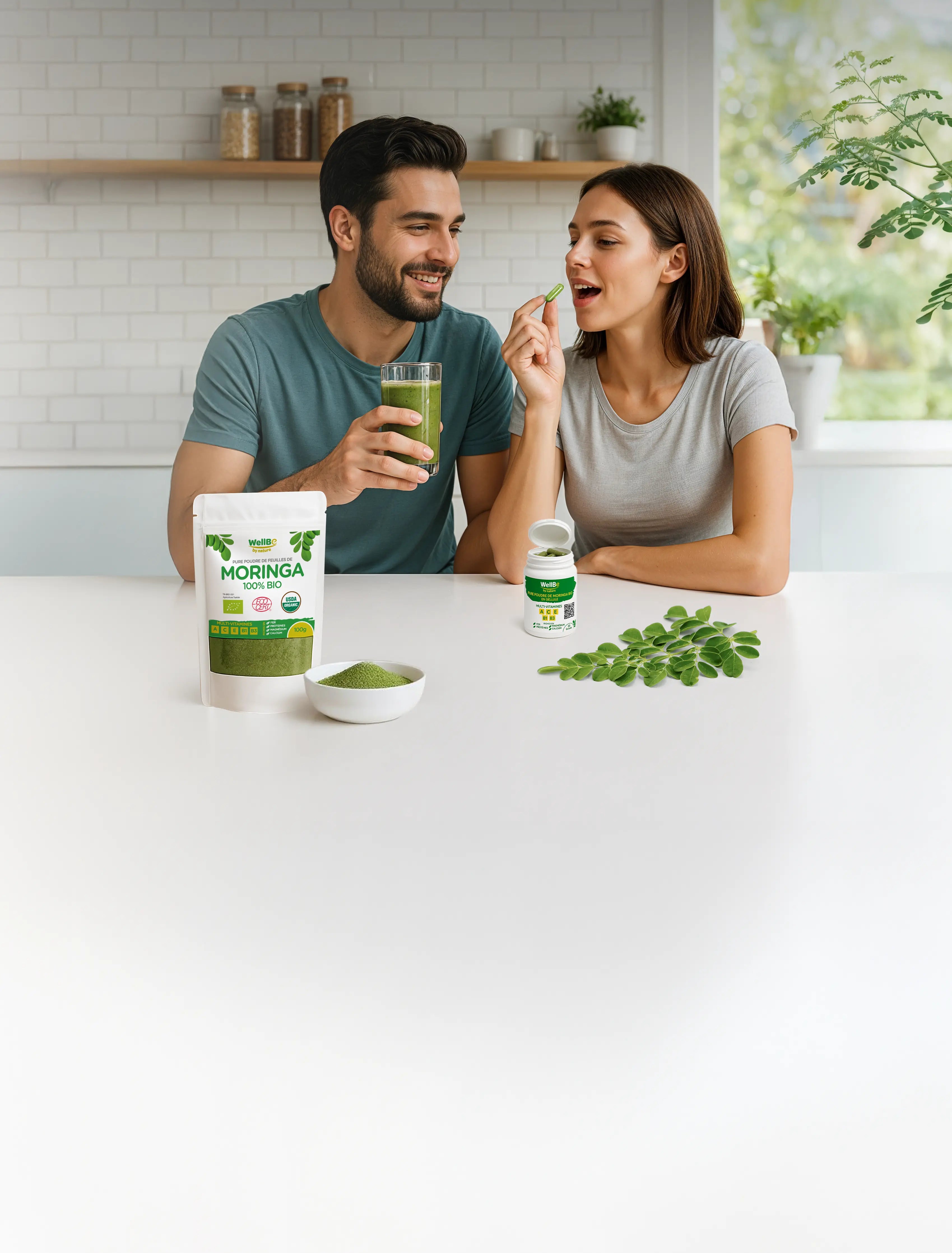 Moringa bio Tunisie poudre gélules