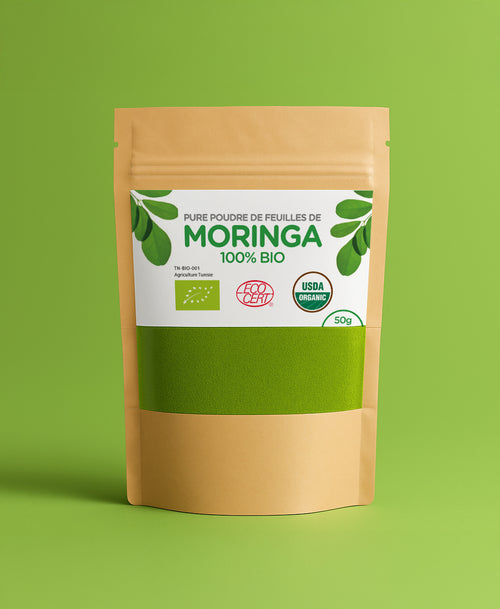 Moringa bio de Tunisie – Poudre 50g